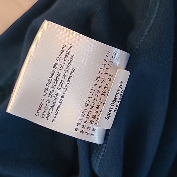 Men's Obermeyer Blue Jacket Size Small - Picture 9 of 9